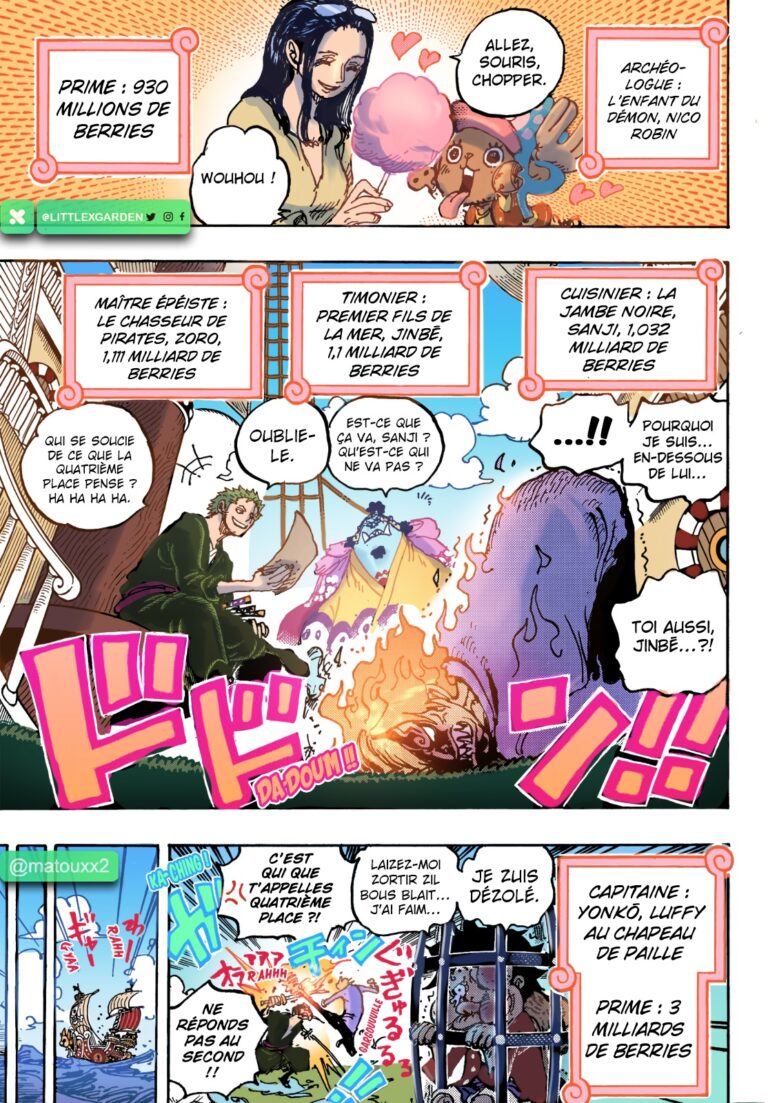 One Piece Les Nouvelles Primes Des Mugiwara Pour La Saga Finale Et Le