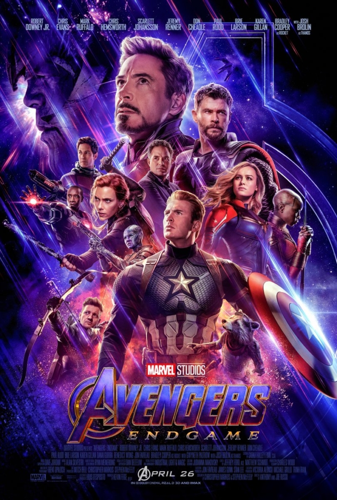 Advengers Endgames Official Affiche 691x1024