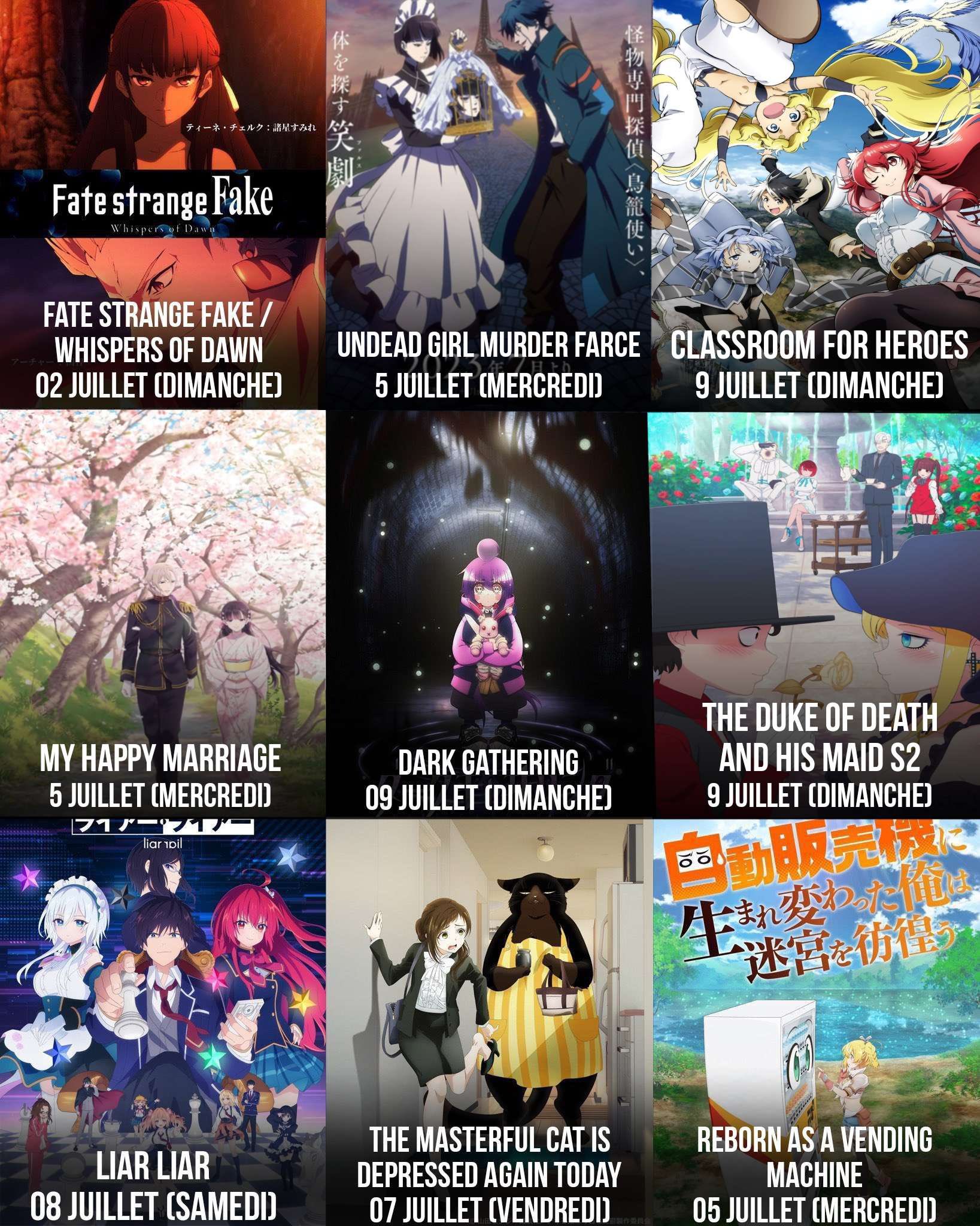 Animes Juillet 2023 2