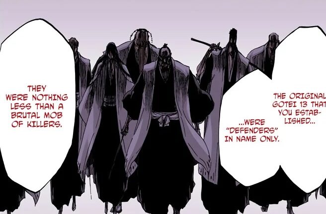 Bleach fãs - Recordar é viver! Mais ou menos 1 ano atrás, Tite Kubo lançava  esse pôster com o Gotei 13 original completo, para divulgar a aparição dos  personagens no Anime, e