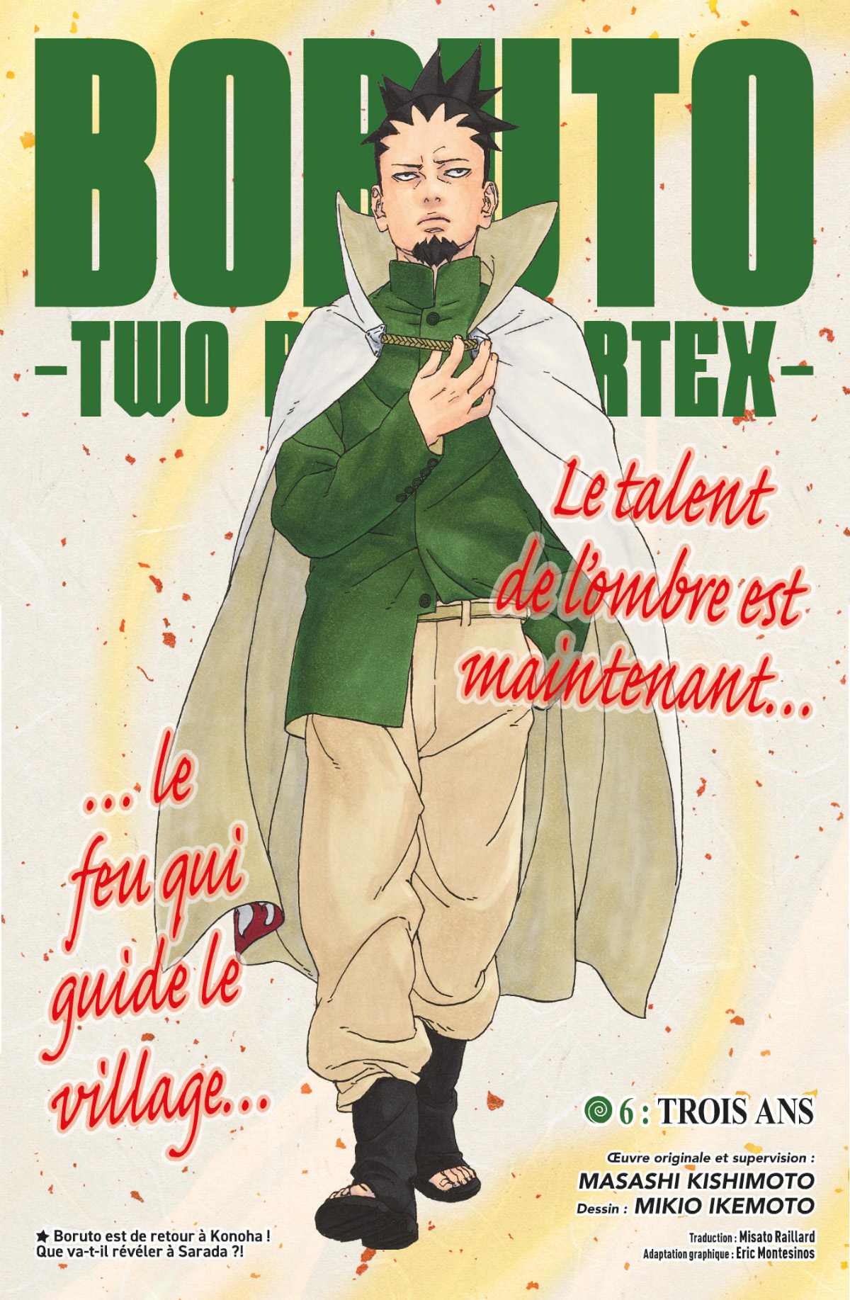 Boruto Two Blue Vortex chapitre 6 ” Trois ans ” disponible officiellement en français