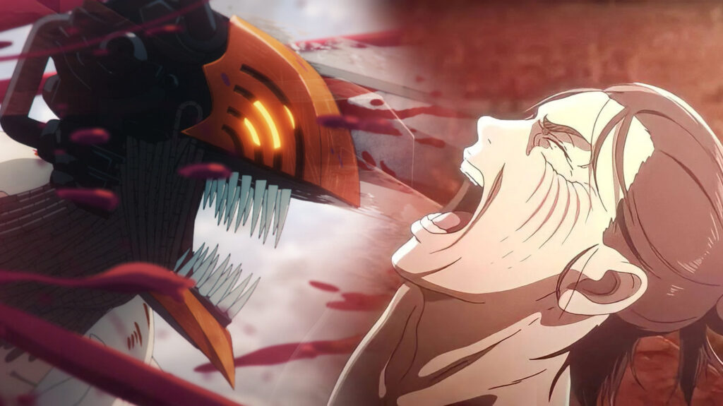 Chainsaw Man Eren Attaque Des Titans 1024x575