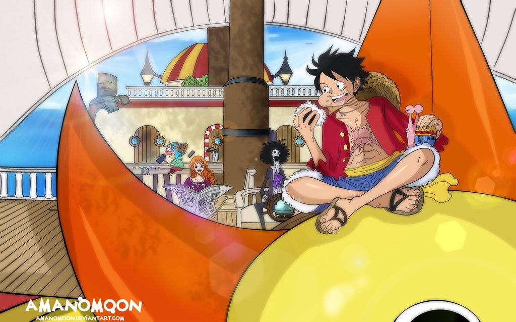 Chapitre One Piece 911 Discussion Classement Jump N%C3%82%C2%B033 2018 One Piece Chapter 910 Luffy Wano Kuni Sunny Go By Amanomoon 1024x638 1 1024x638