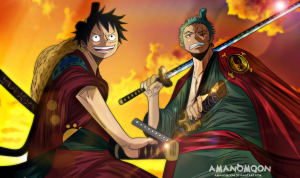 Chapitre One Piece 913 Discussion One Piece Chapter 912 Zoro And Luffy Back Basil By Amanomoon 300x178