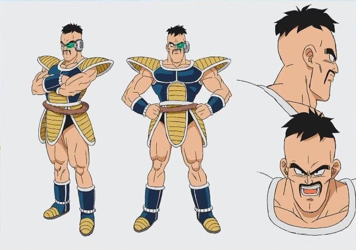 Chara Designs Nappa Jeune Dragon Ball Super Broly1