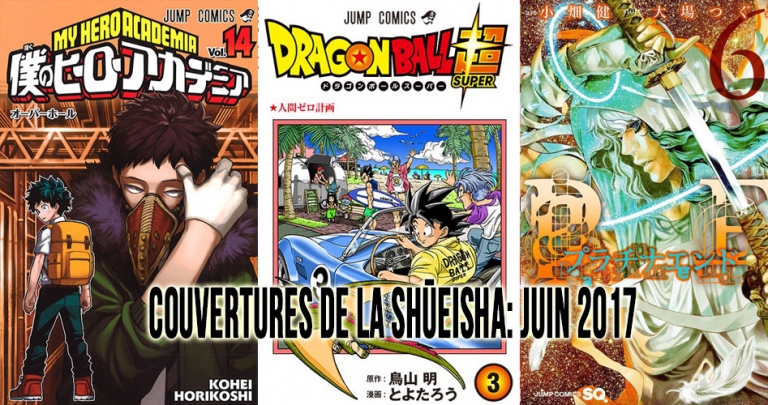 Couvertures des mangas de la Shueisha: Mois de Juin 2017