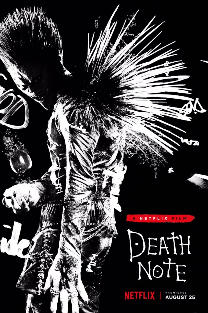 Death Note Poster Du Film Live De Netflix Montrant Ryuk 682x1024