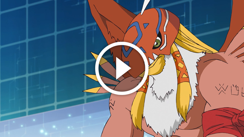 Cliquer pour lancer la vidéo Digimon Adventure 17