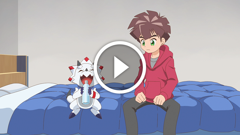 Cliquer pour lancer la vidéo Digimon Ghost Game 23