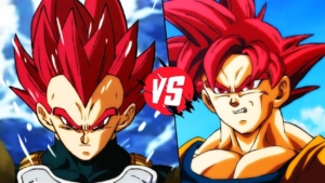 Dragon Ball Goku Vegeta Super Saiyan God 300x169