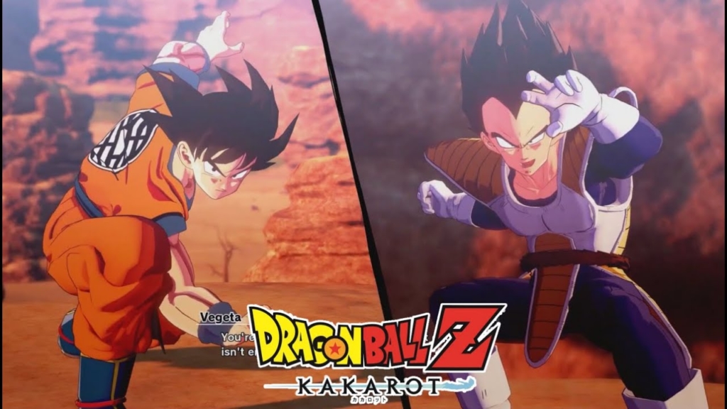 Dragon Ball Z Kakarot Gameplay Complet Goku Vs Vegeta 1024x576