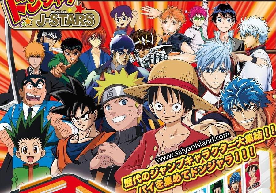 J Stars SHonen Jump One Piece Naruto Bleach