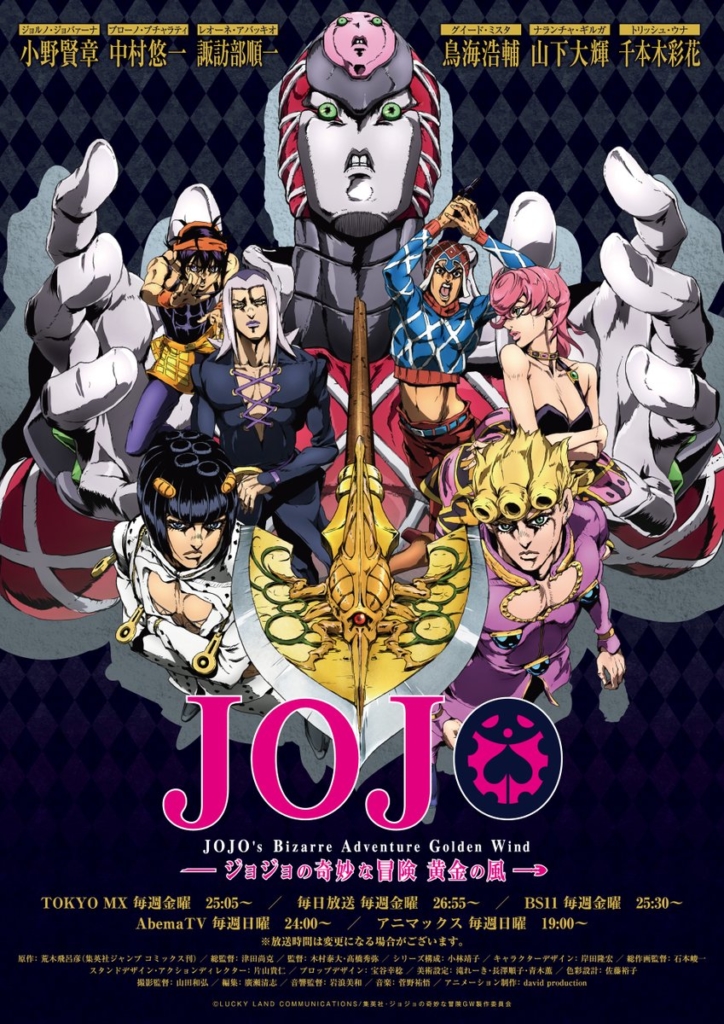 JoJos Bizarre Adventure Golden Wind Affiche 2 724x1024