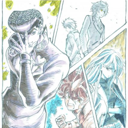 Jojos Bizarre Adventure Saint Seiya Shikishi