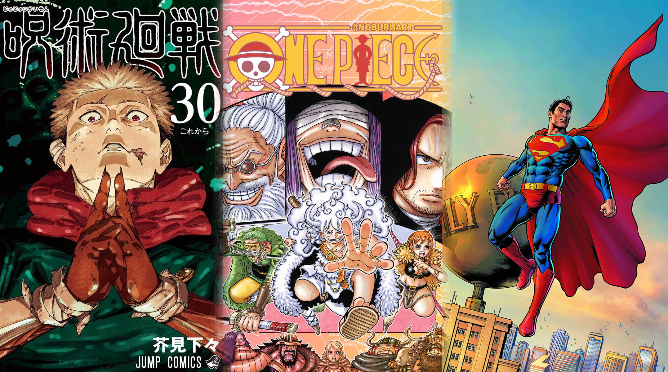 Jujutsu Kaisen Superman Noburo One Piece 