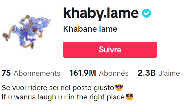 Khaby Lame One Piece Gear 5