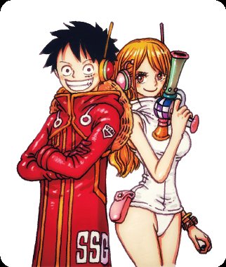 Luffy Et Nami One Piece EggHead
