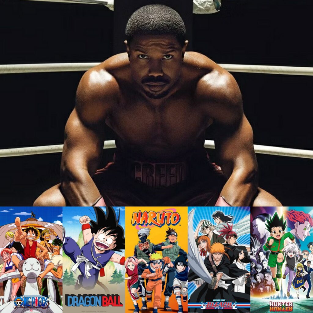 Micheal B Jordan Anime Dragon Ball One Piece Naruto Bleach Hunter X Hunter 1024x1024