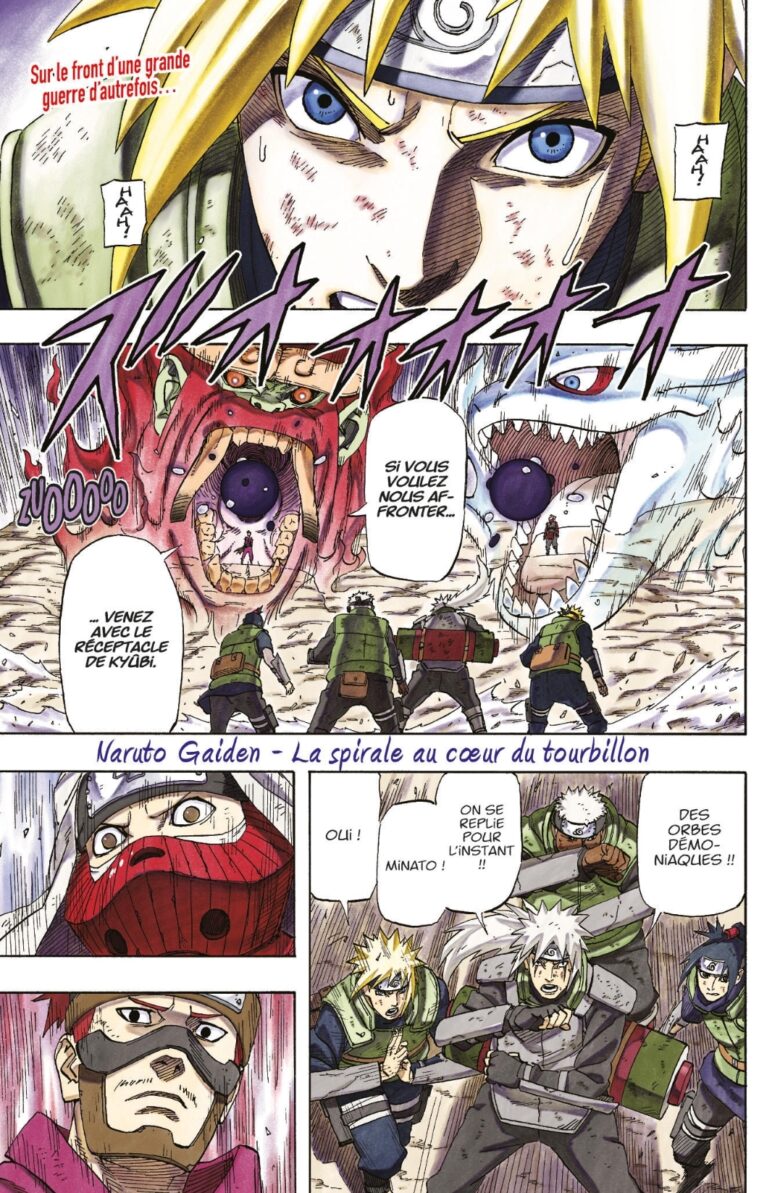 Naruto Gaiden – Minato : La spiral au cœur du tourbillon, le manga one ...