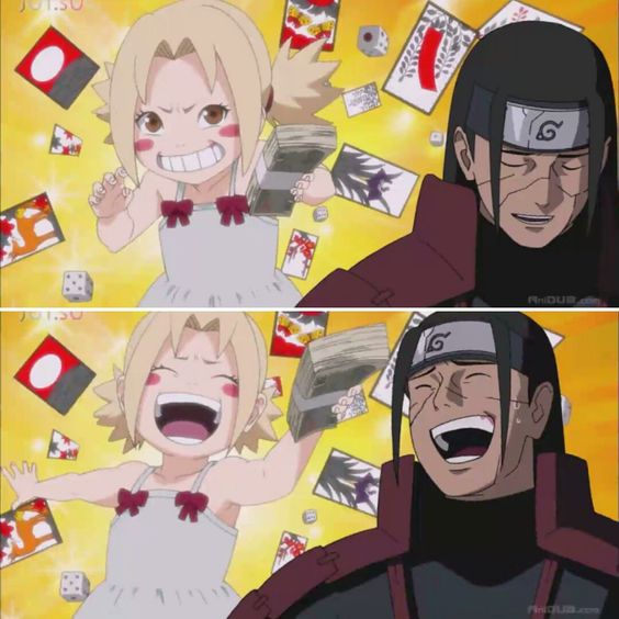 Naruto Tsunade Gambling Hashirama Hokage
