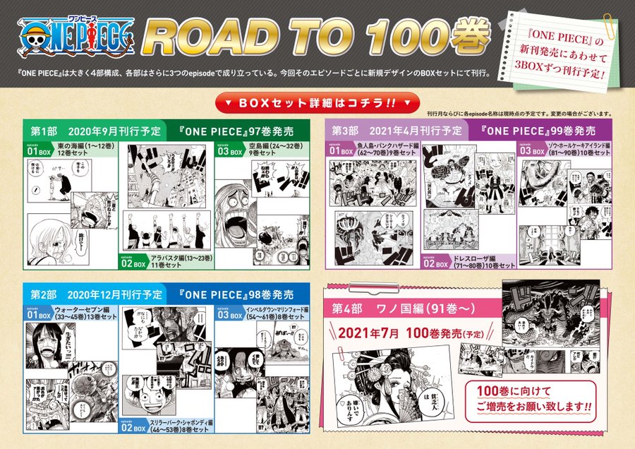 One Piece Road To Le 100e Tome Et Le 1000e Chapitre Du Manga