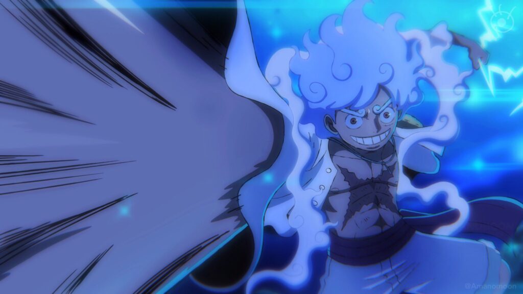 One Piece 1118 Anime Style Luffy Nika By Amanomoon 1024x576