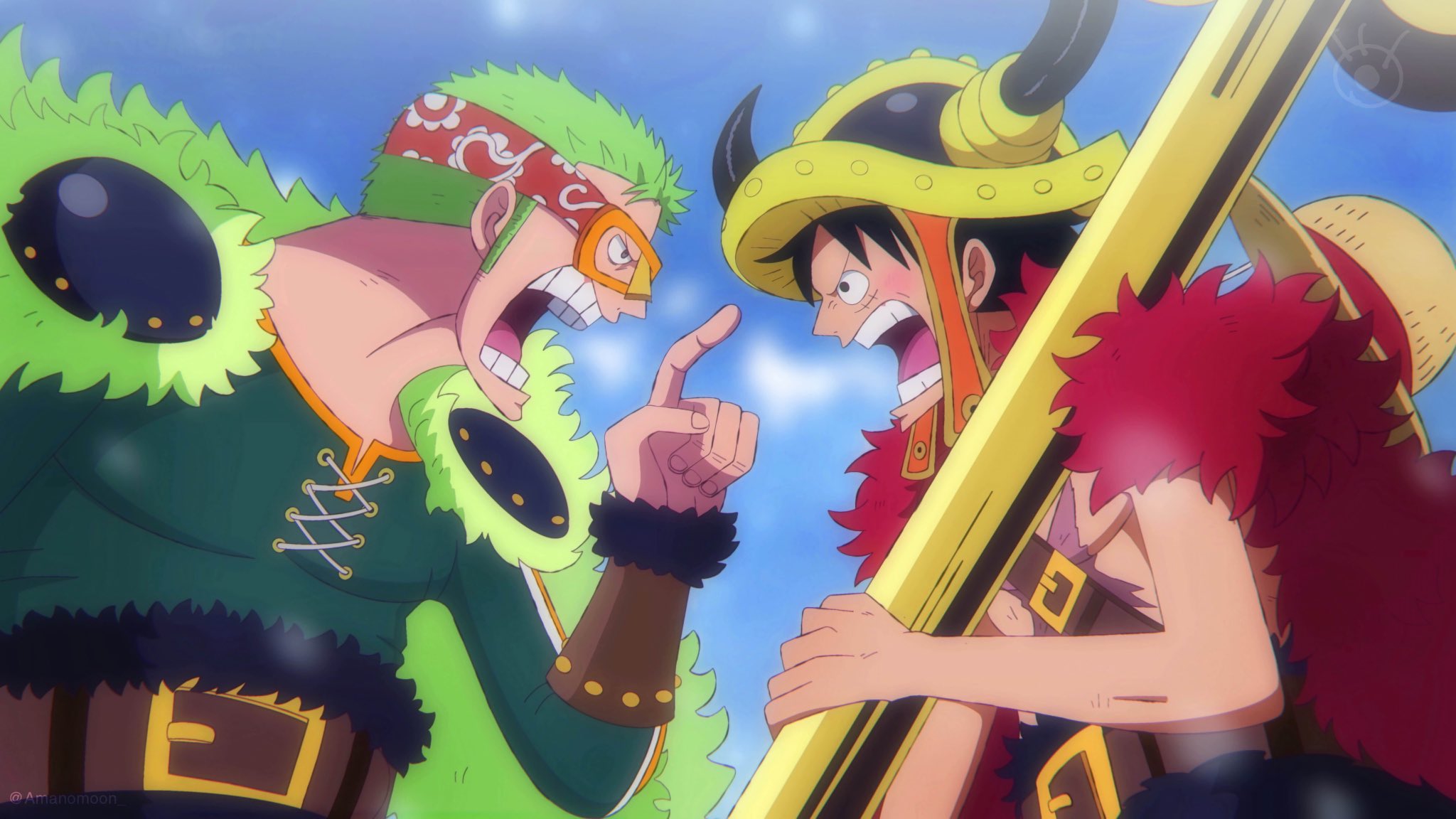 One Piece 1141 1142 Luffy Et Zoro By Amanomoon