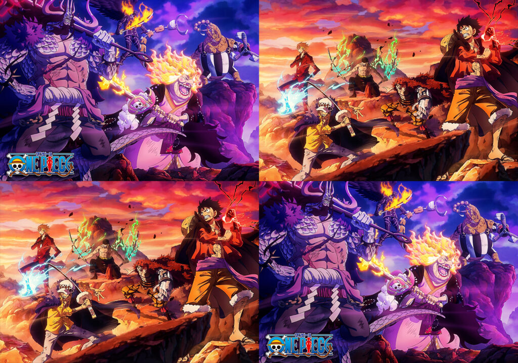 One Piece Anime Wano Arc Final Luffy Vs Kaido Law 1024x717