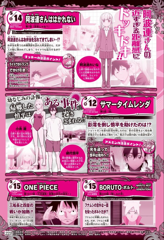 One Piece Boruto Anime Weekly Shonen Jump 23 2022 702x1024