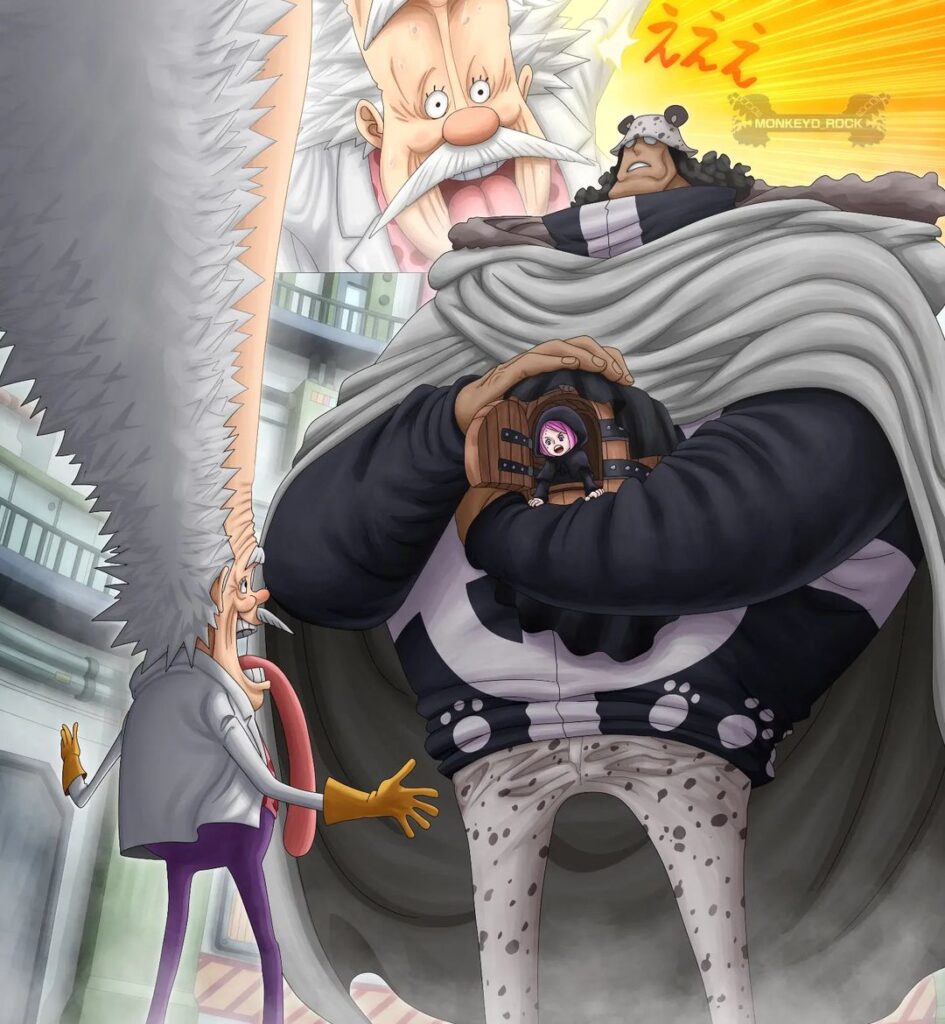 One Piece Chapitre 1099 1100 Kuma Bonney Vegapunk 945x1024