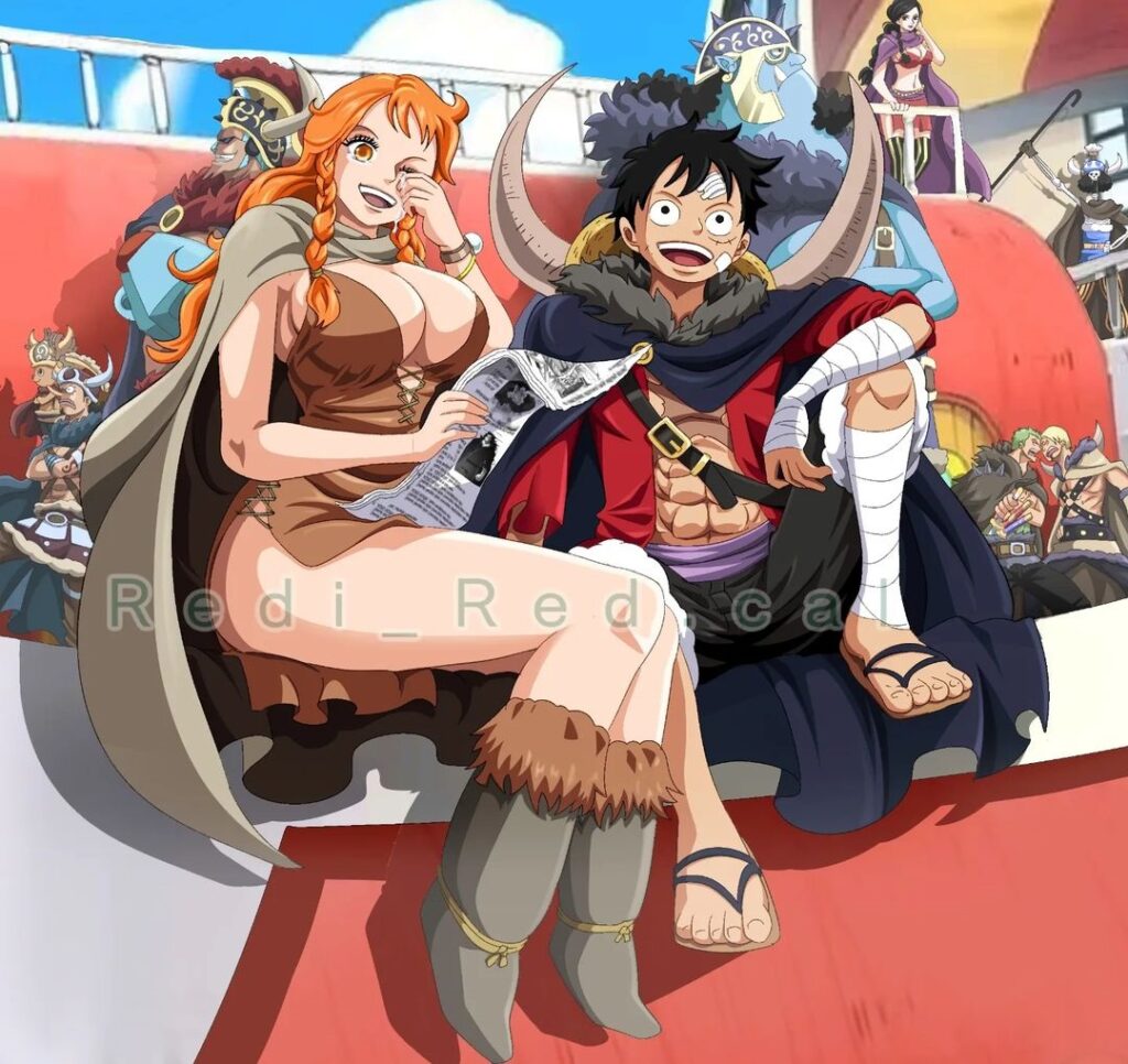 One Piece Chapitre Scan 112 Luffy Nami Elbaf 1024x966