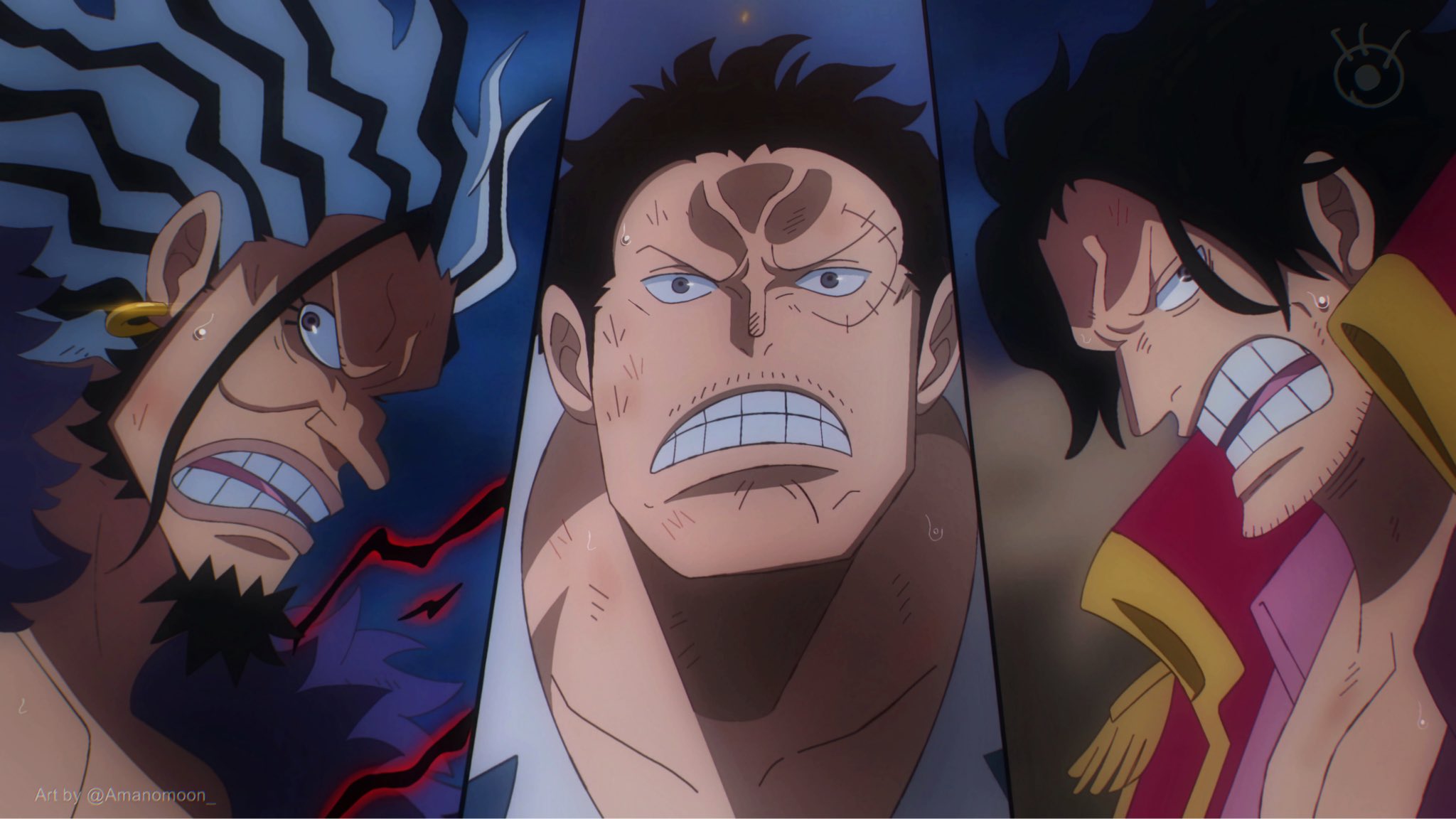 One Piece Chapitre Scan 1162 1163 Davy D Xebec Monkay D Garp Gol D Roger By Amanomoon