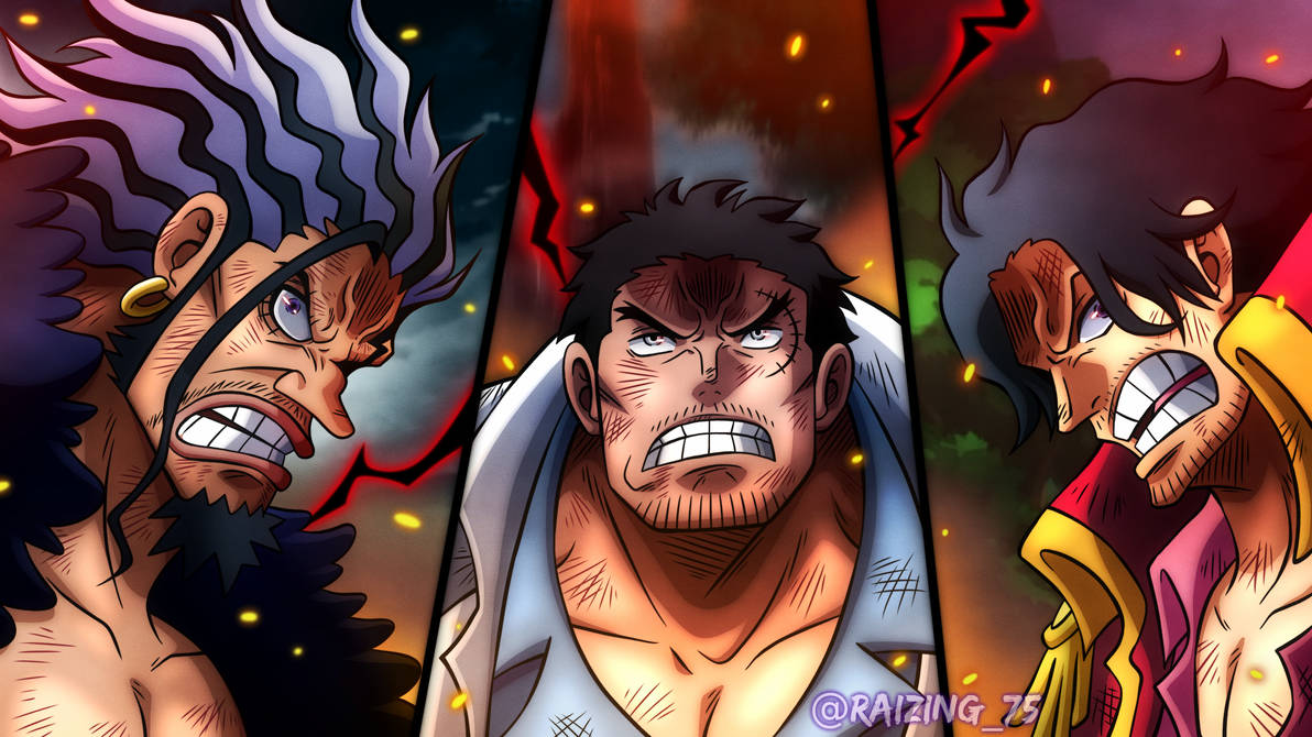 One Piece Chapitre Scan 1162 1163rocks Garp And Roger In God Valley By Raijin72675e