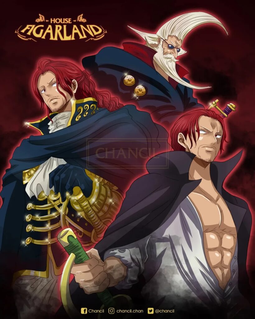 One Piece Chapitre Scan 1167 Garling Shamrock Et Shanks 819x1024