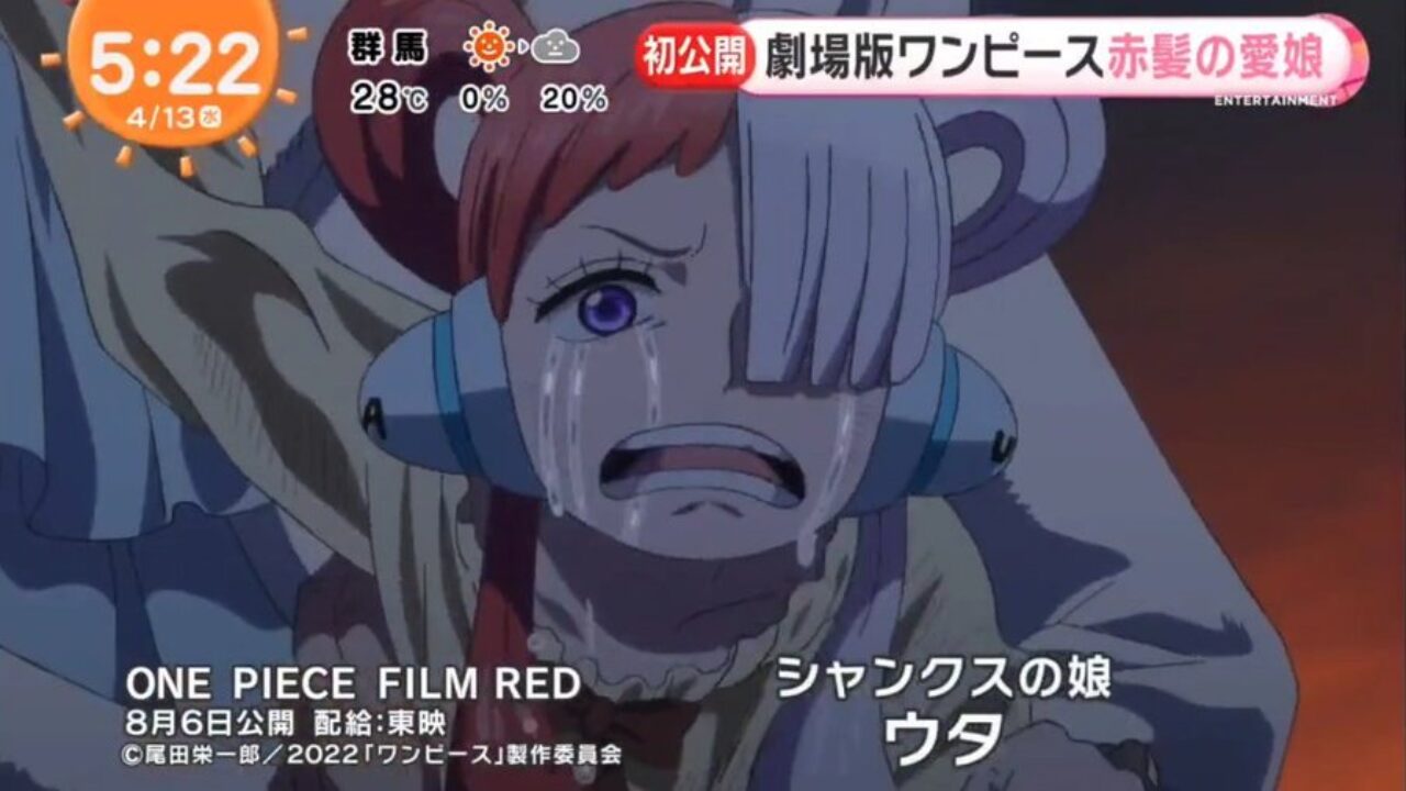 One Piece Film Red : Uta est la fille de Shanks