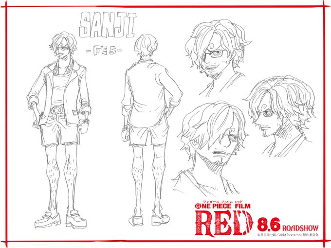 One Piece Flm RED Chara Designe Mugiwara 1
