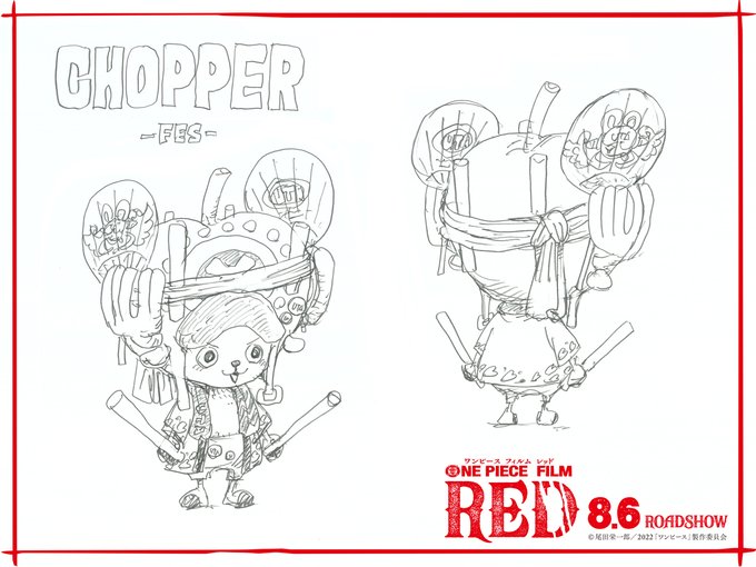 One Piece Flm RED Chara Designe Mugiwara 3