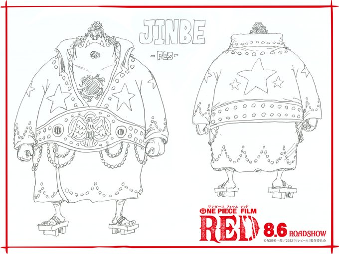 One Piece Flm RED Chara Designe Mugiwara 4