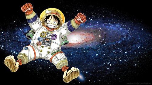 One Piece Luffy Espace