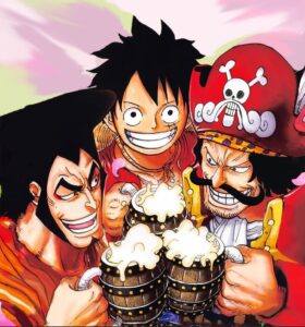 One Piece Luffy Oden Gol D Roger 280x300