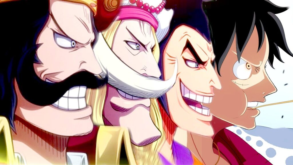 One Piece Roger Barbe Blanche Oden Luffy Eiichiro Oda 1024x576