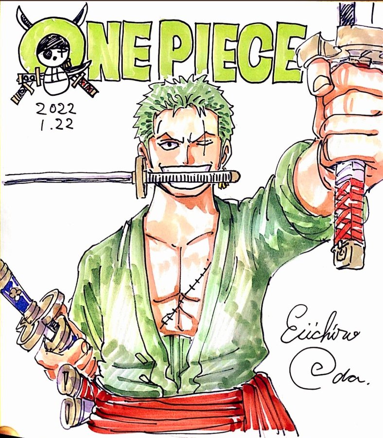 One Piece Zoro Statue Eiichiro Oda