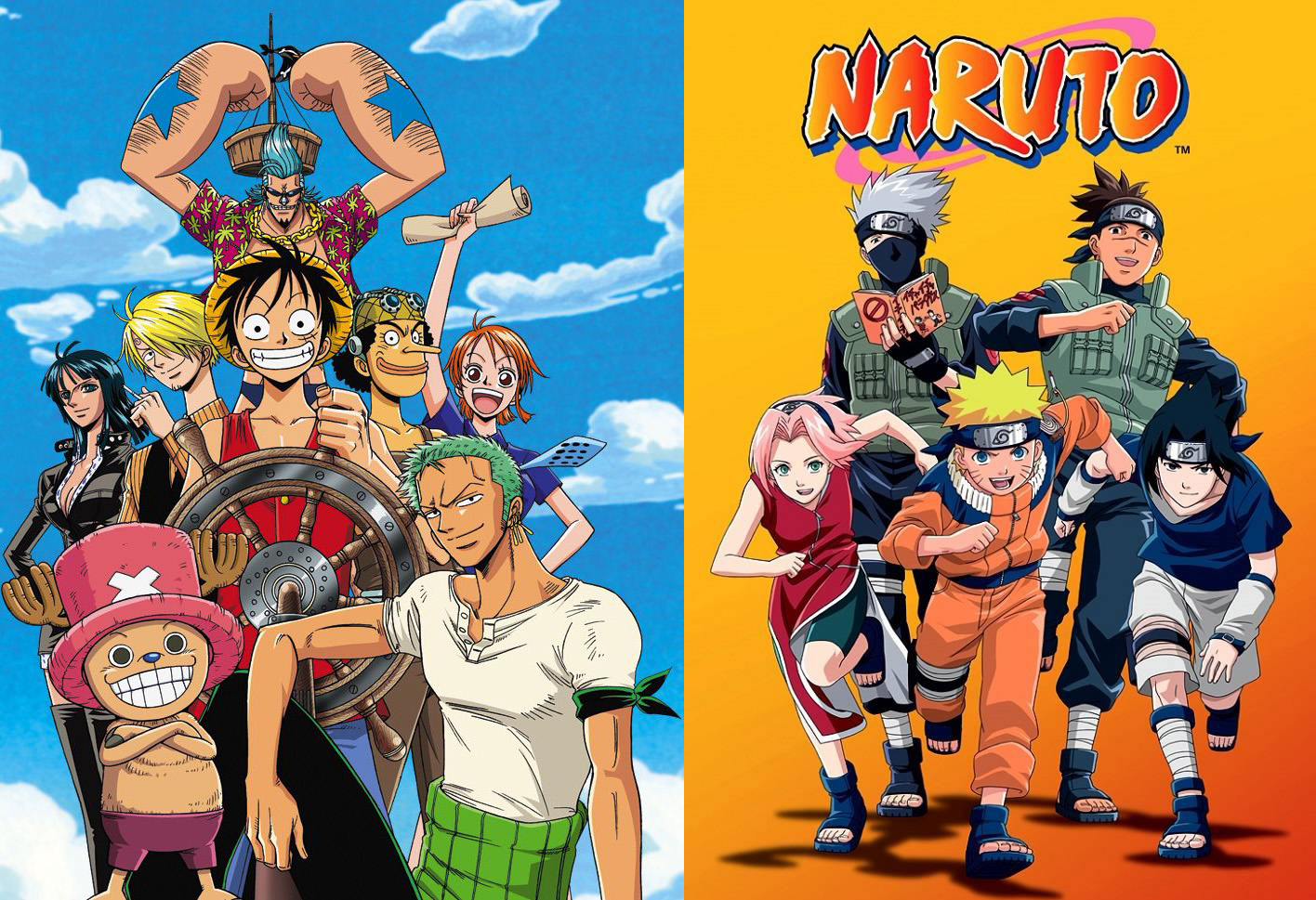 Qui est meilleur One Piece ou Naruto ?