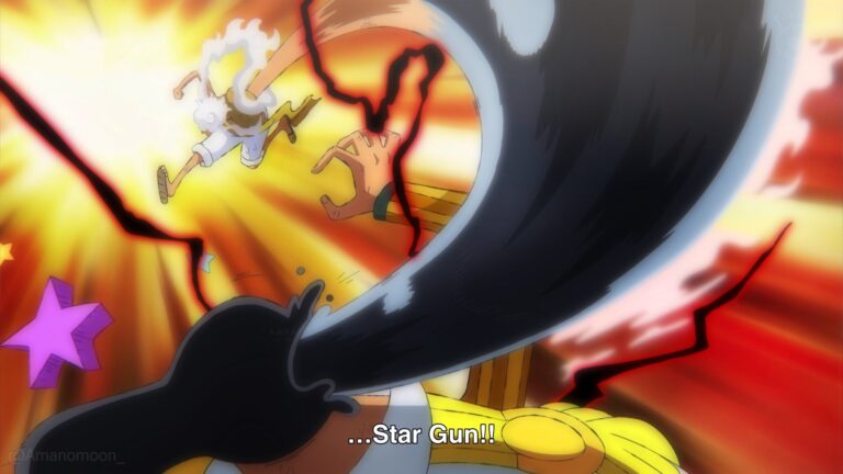One Piece chapitre 1095 : Fin du combat de Luffy contre Kizaru