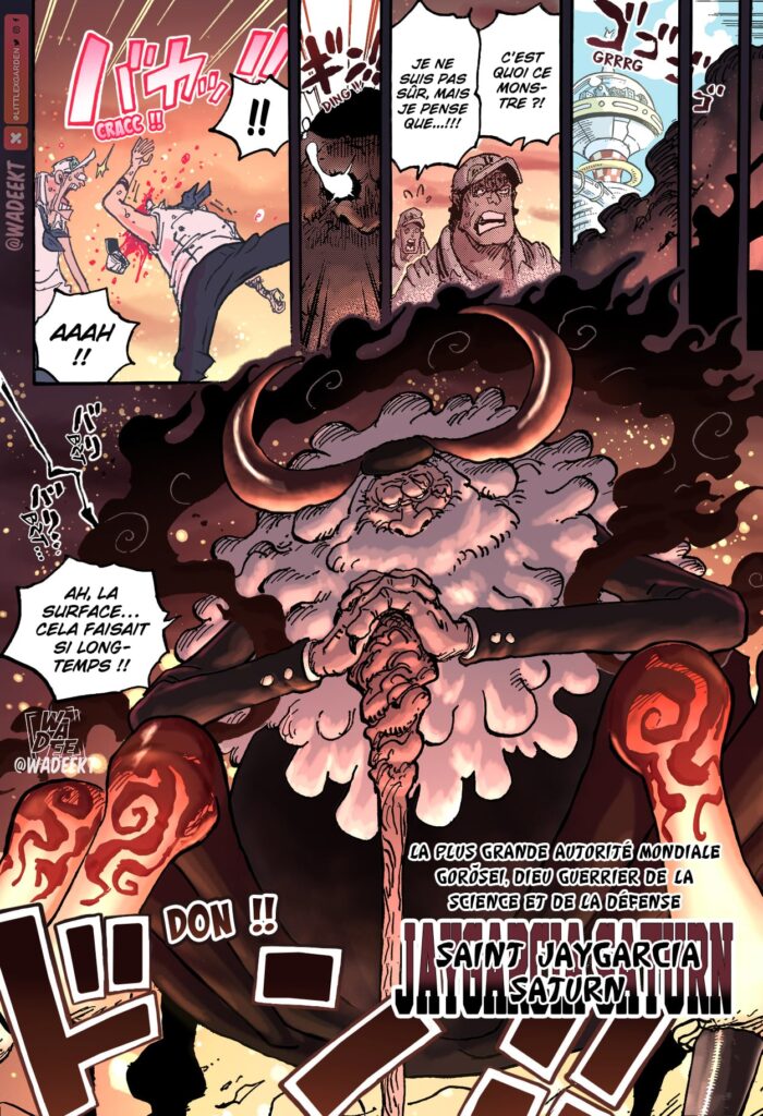 One Piece Chapitre 1094 Saint Jay Garcia Forme Hybride 700x1024