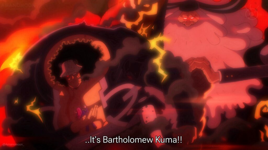 One Piece 1104 Kuma Vs Saturn et les Mugiwaras Vs Kizaru