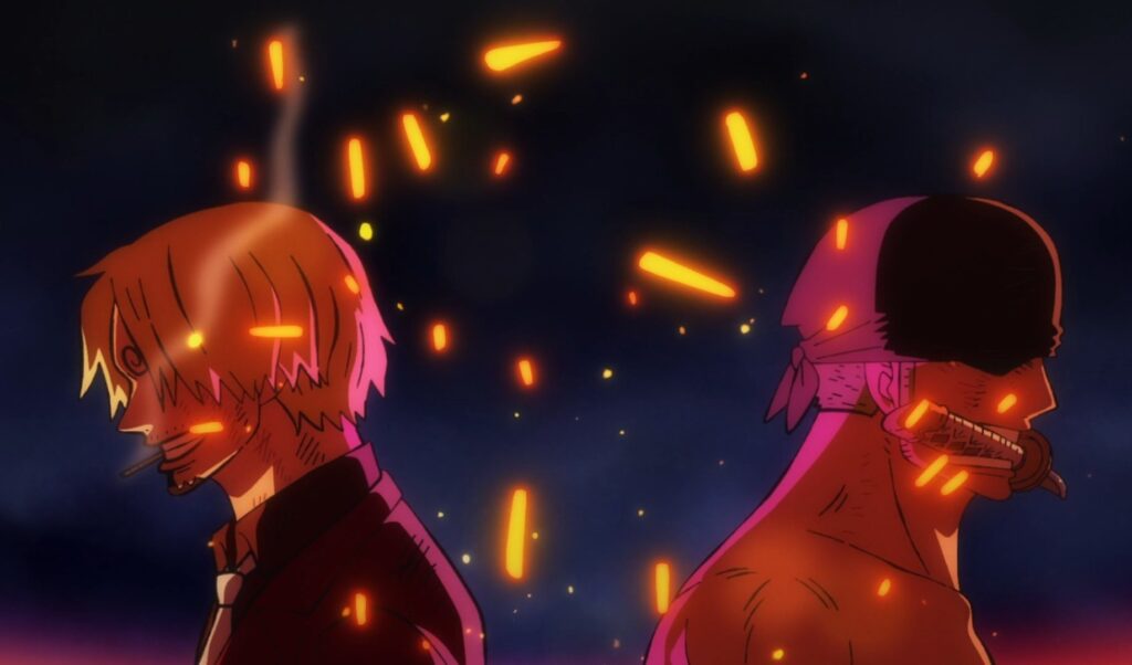 One Piece épisode 1051 : « Retour légendaire. Le poing de Luffy ébranle