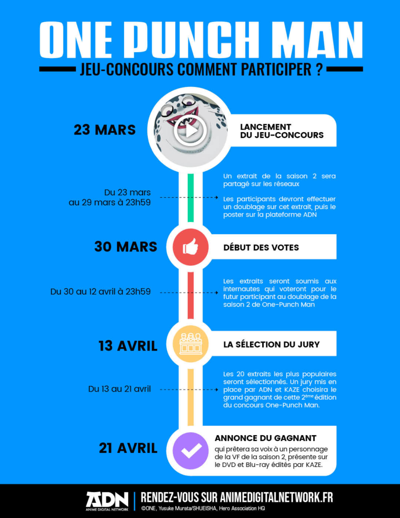 One Punch Man Concours Doublage VF 790x1024