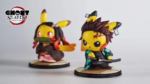 Pokemon Kimetsu No Yaiba Pikachu Nezuko Tanjiro 1