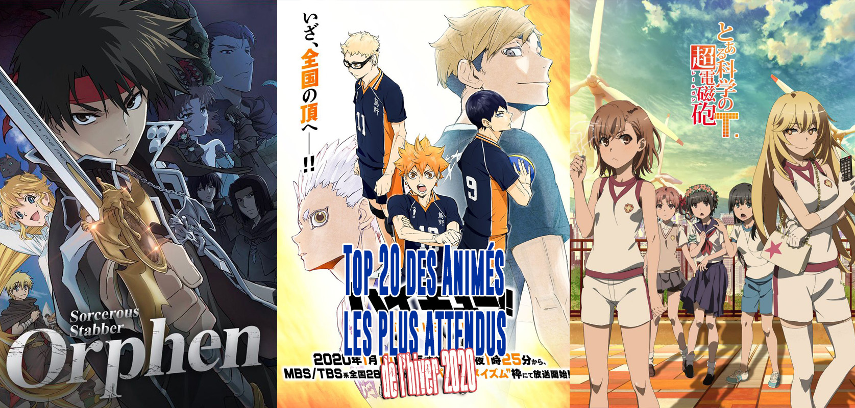 Top 20 Des Animes Les Plus Attendus Hiver 2020